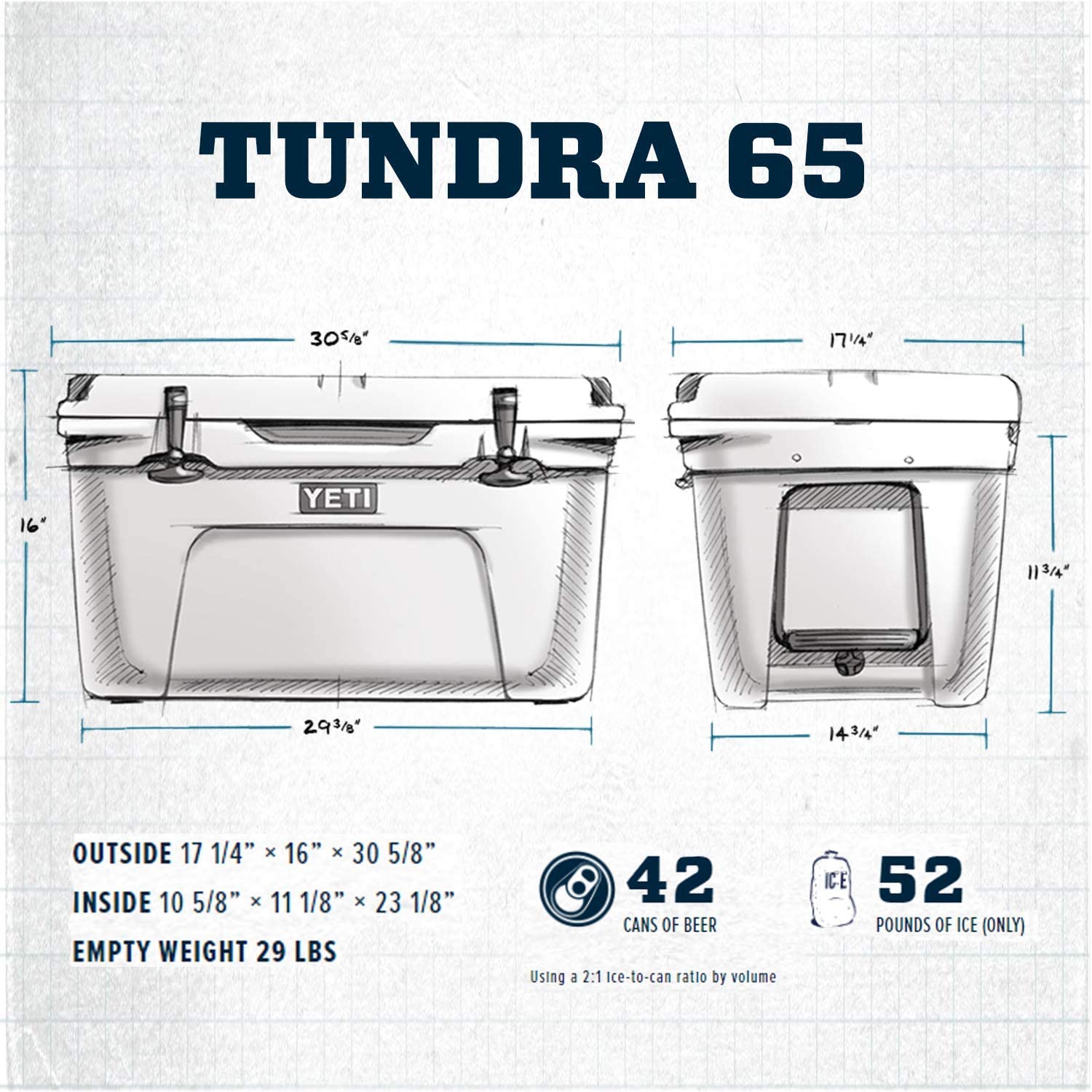 YETI Tundra 65 Cooler, Sagebrush Green